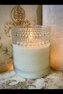 Radiance Embossed 3.5"x4", Simply Ivory Candle