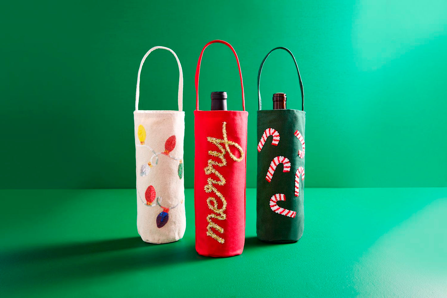 Tinsel Wine Bags (3 Styles)