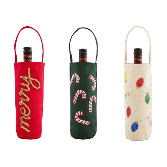 Tinsel Wine Bags (3 Styles)