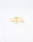 Everett Pearl Hinged Bracelet Gold