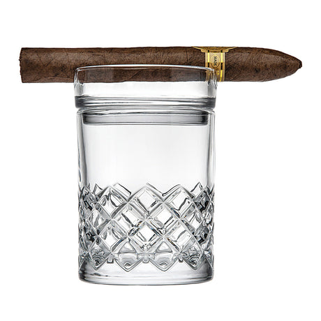 Hatch Cigar Double Old Fashion Glass