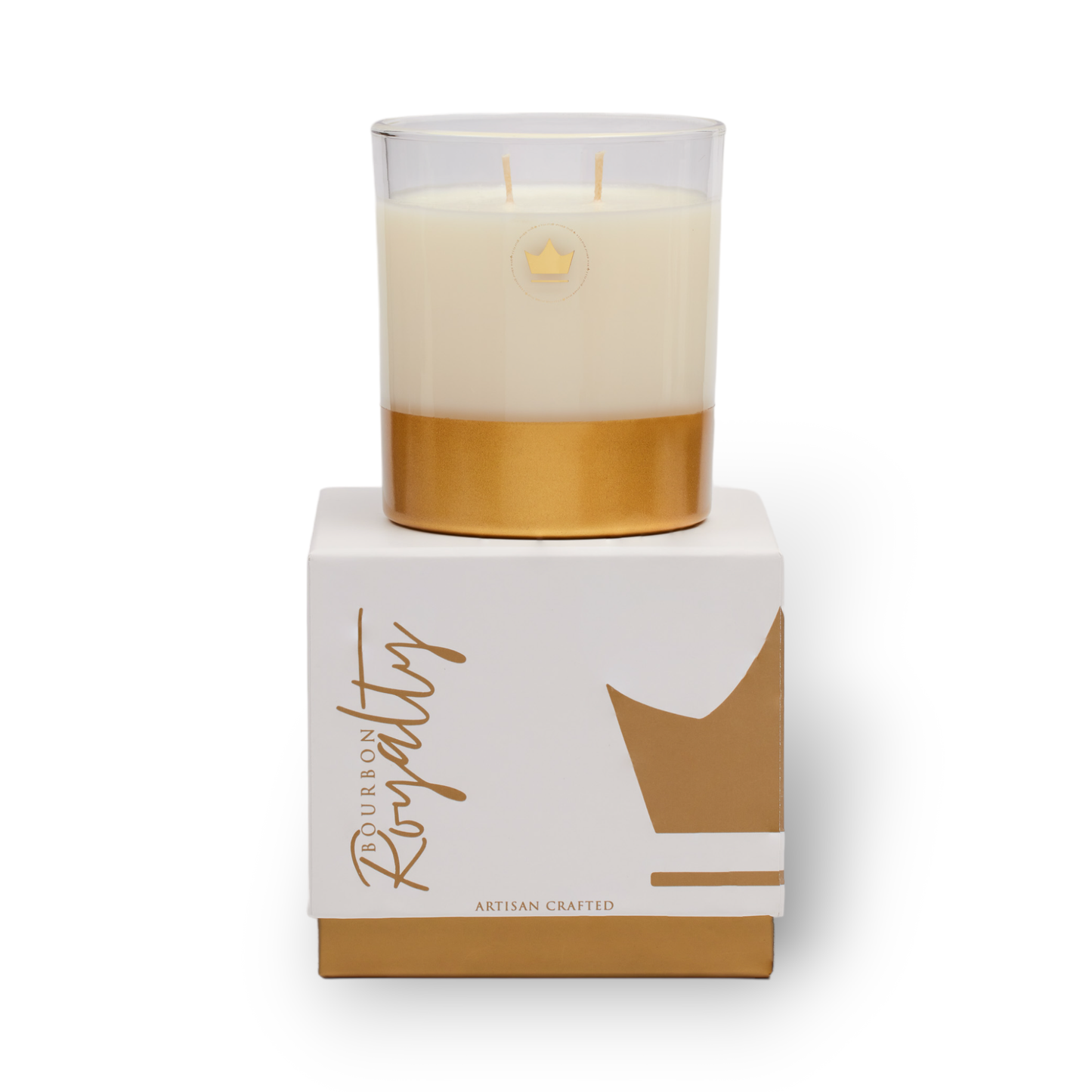 14 oz Boxed Glass Candle: Santal