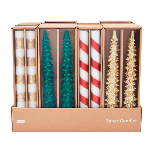 Tree & Stripe Taper Sets (4 Styles)
