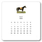 2025 Desk Calendar with Easel