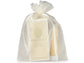 Organza Sheer Drawstring Bags: Ivory / 10 Pack / 4x6"