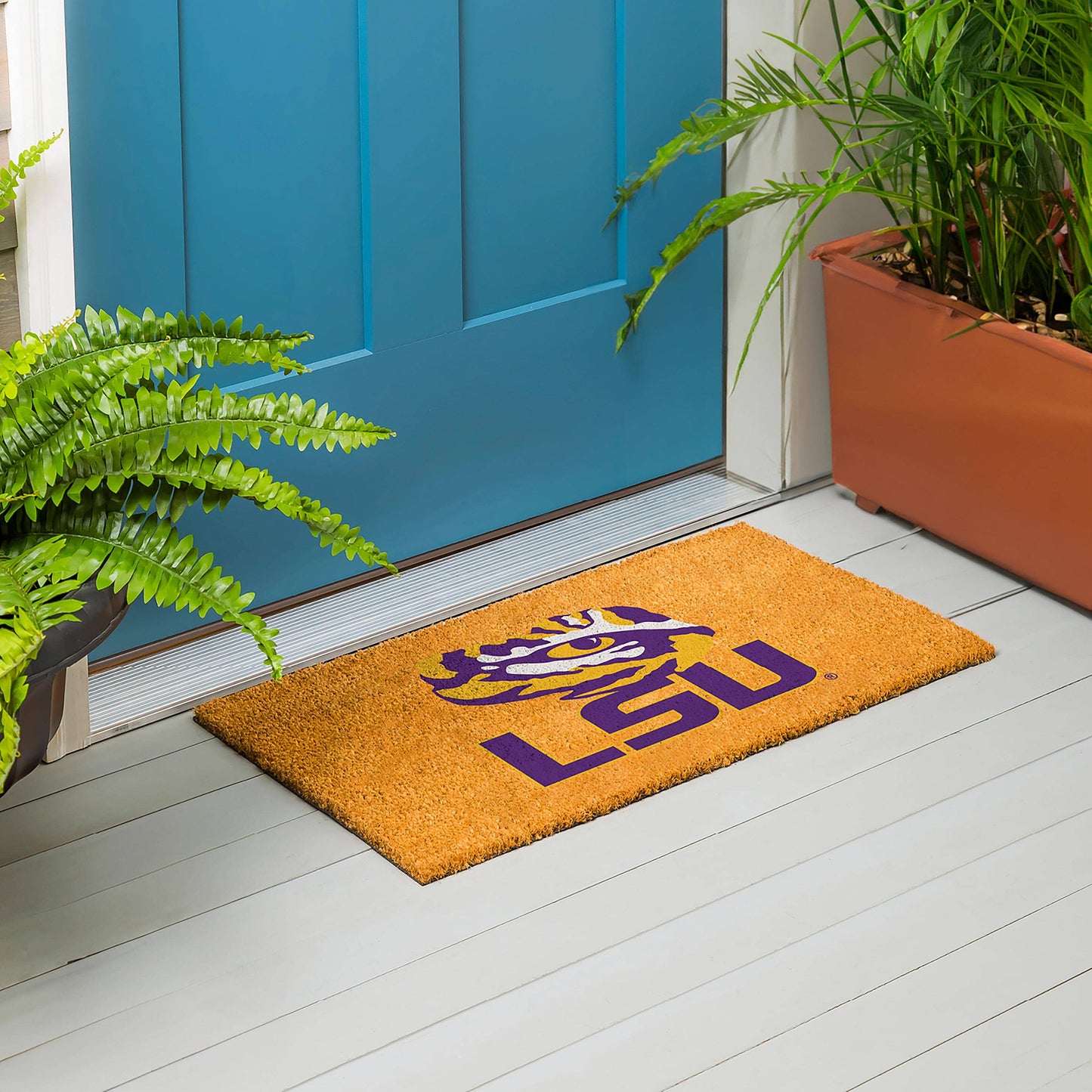 Coir Mat, 16"x28", Louisiana State University