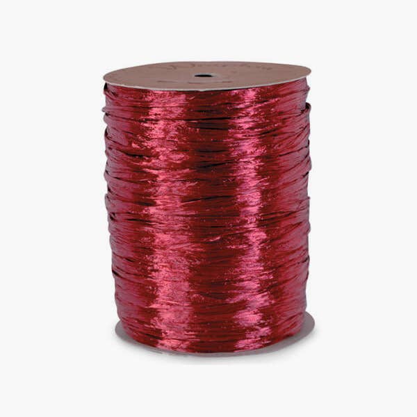Pearlized Raffia Ribbon: White Pearlized / 1 Pack / 500 yards