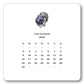 2025 Desk Calendar with Easel