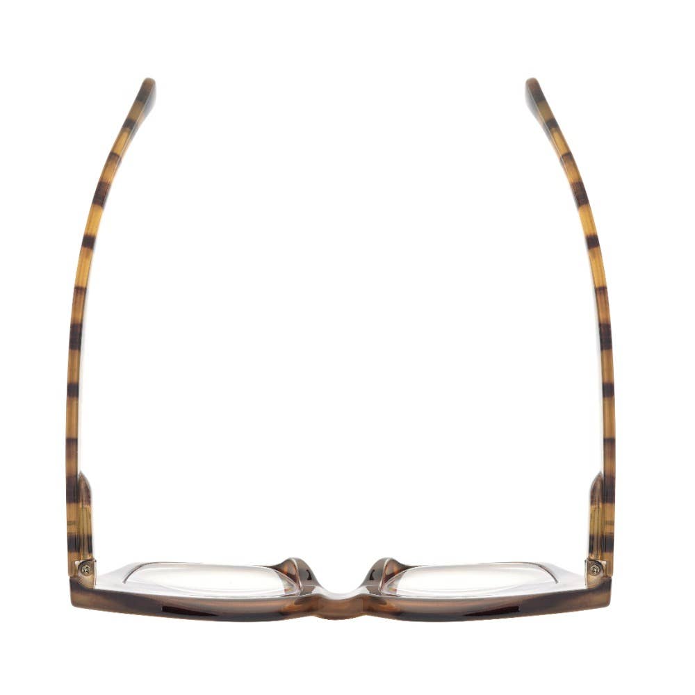 FIONA | Striped Brown | Blue Light: 1.50