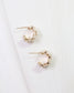Elloree Crystal Hoop Gold: Default