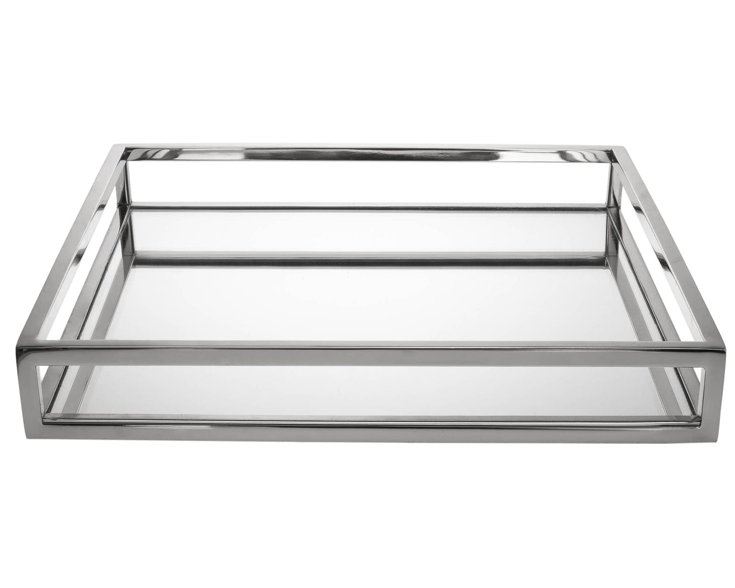 Aspen 14" Square Tray: Gold