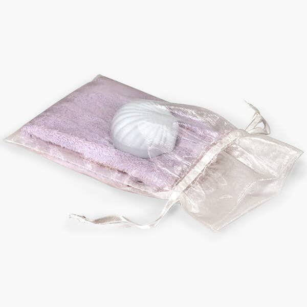 Organza Sheer Drawstring Bags: Hunter Green / 10 Pack / 4x6"