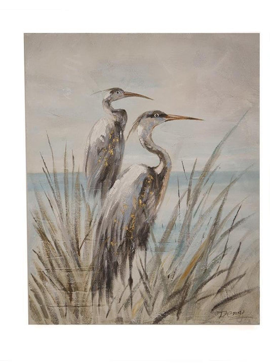 Shore Bird Hand Painted Wall Art 1