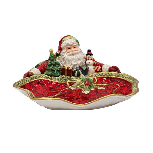 Holiday Home Santa Serving Bowl