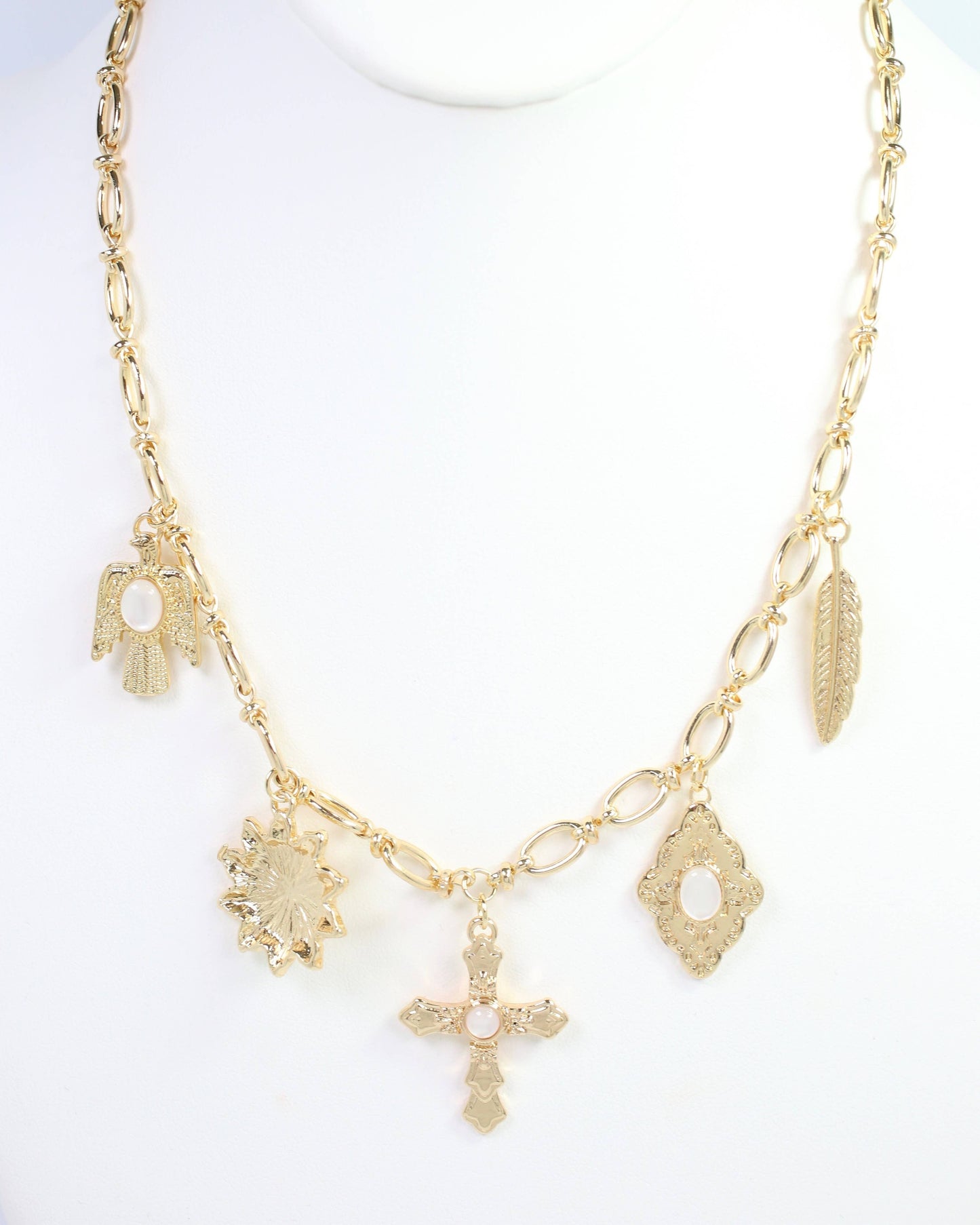 Durango Western Charm Necklace Gold
