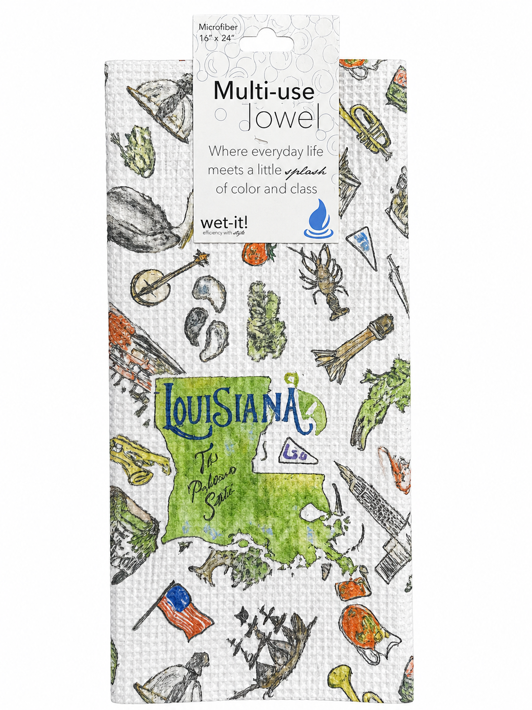 Louisiana tea towel