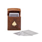 The Turf Club Playing Card Set in Hand - Crafted Wooden Box