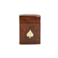 The Turf Club Playing Card Set in Hand - Crafted Wooden Box