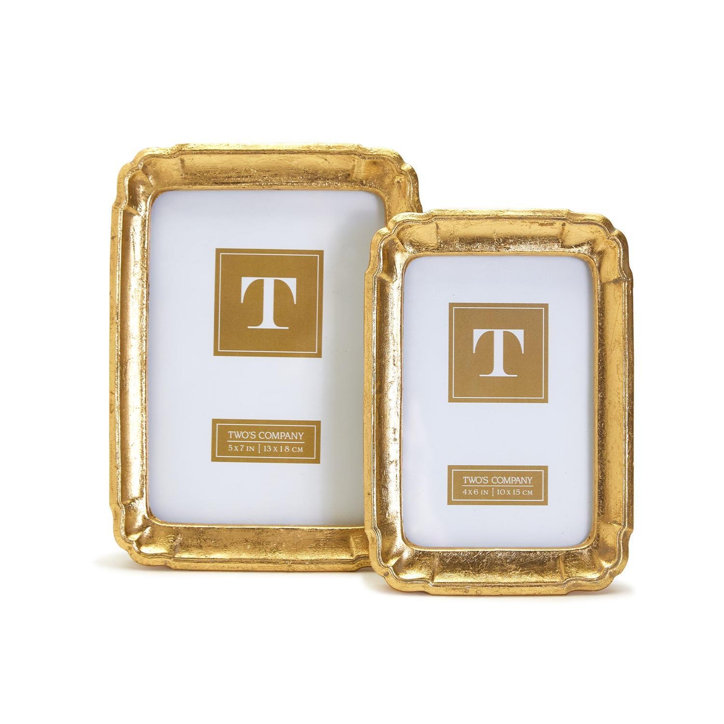 Bonheur Gold Leaf Photo Frame (2 Sizes)
