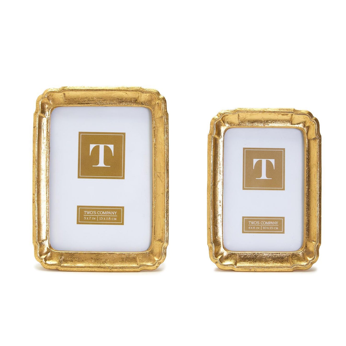 Bonheur Gold Leaf Photo Frame (2 Sizes)