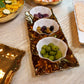 Gold Coast 4 pc. Tray w Bowls 14x6.25(bowls 4.25x4)