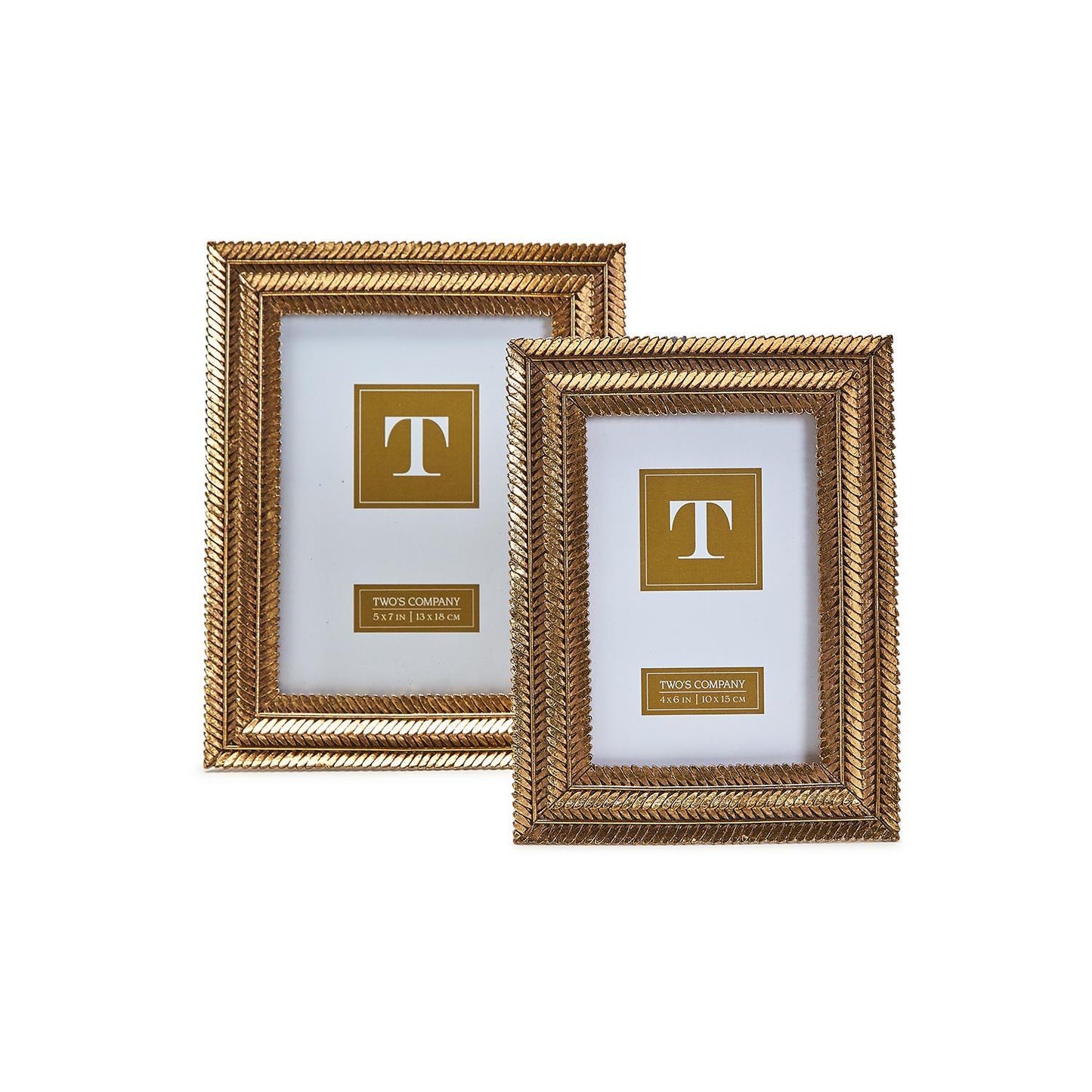 Gold Fern Photo Frame (2 Sizes)