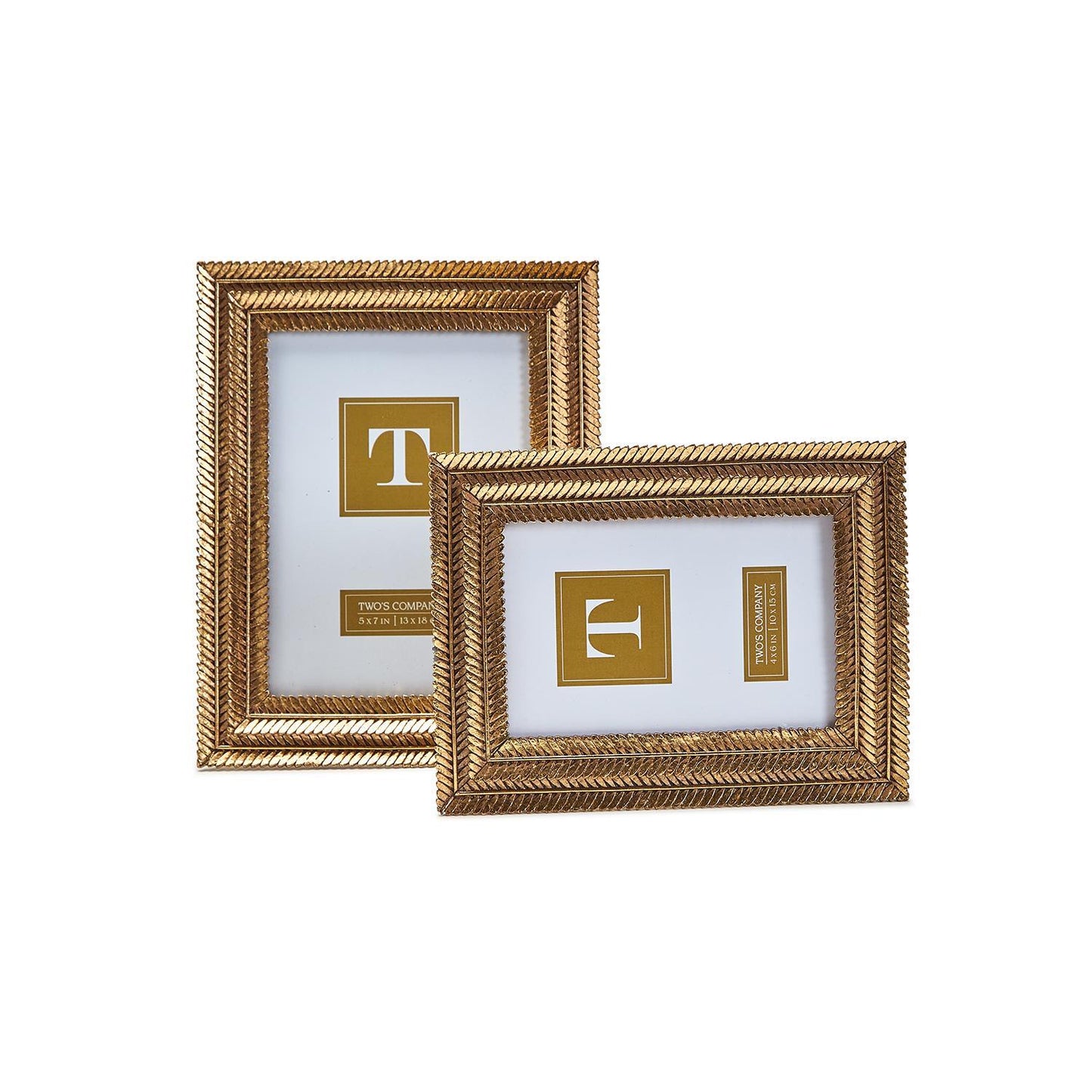 Gold Fern Photo Frame (2 Sizes)