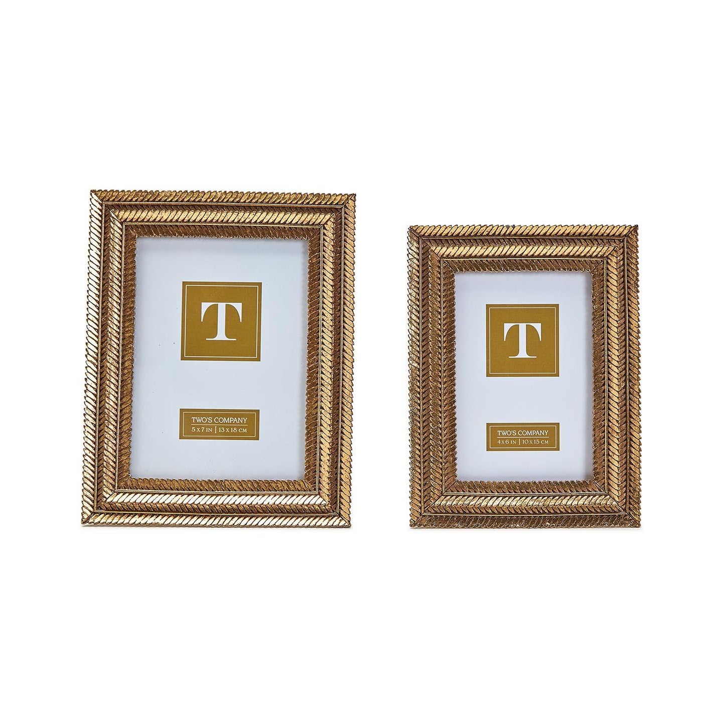 Gold Fern Photo Frame (2 Sizes)