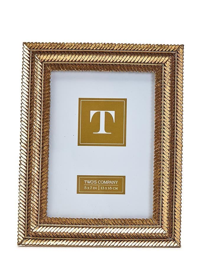 Gold Fern Photo Frame (2 Sizes)