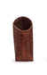 Chestnut Woven Genuine Leather Standing Eyeglass Holder (2 styles)