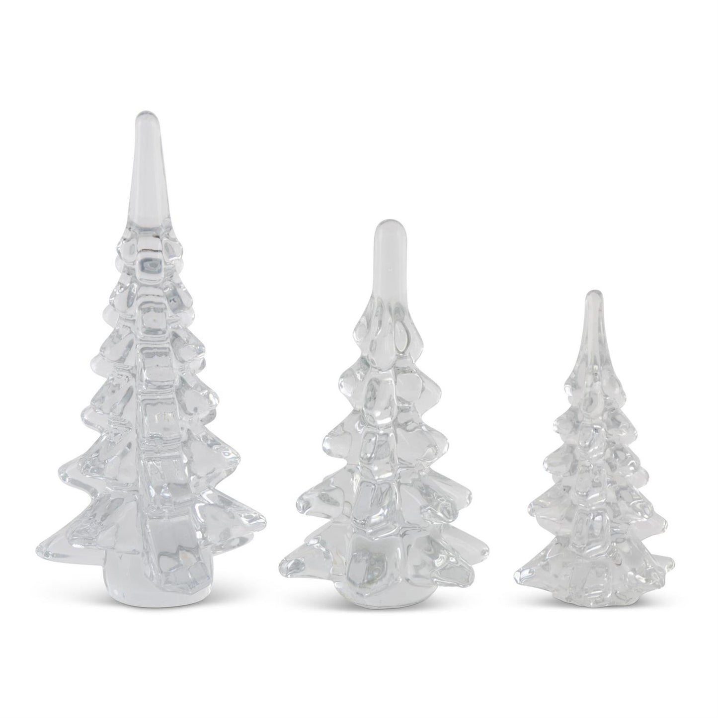 Clear Glass Trees (3 Sizes)