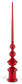 Red Glass Finials (3 Sizes)