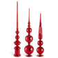 Red Glass Finials (3 Sizes)