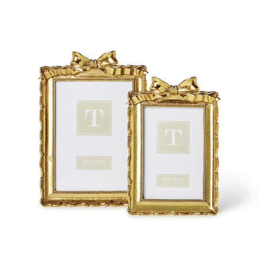 Vintage Gold Frames w/Accent Bow ( 2 Sizes)