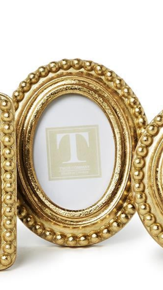 Beaded Texture Gold Photo Frames (4 Styles)
