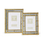 Bamboo Gold Photo Frames w/Mirror Edge (2 Sizes)