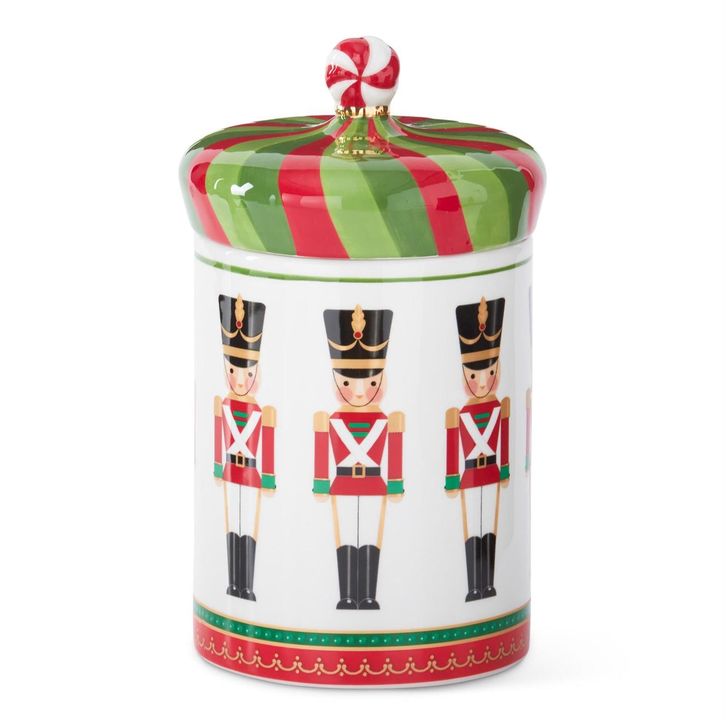 Red White & Green Dolomite Nutcracker