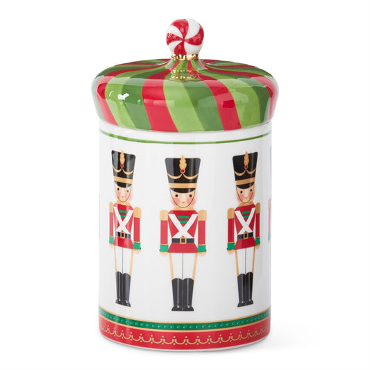 Red White & Green Dolomite Nutcracker