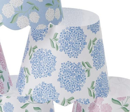 Hydrangea Decorative Paper Shade Covers (Set of 2) 6 Styles