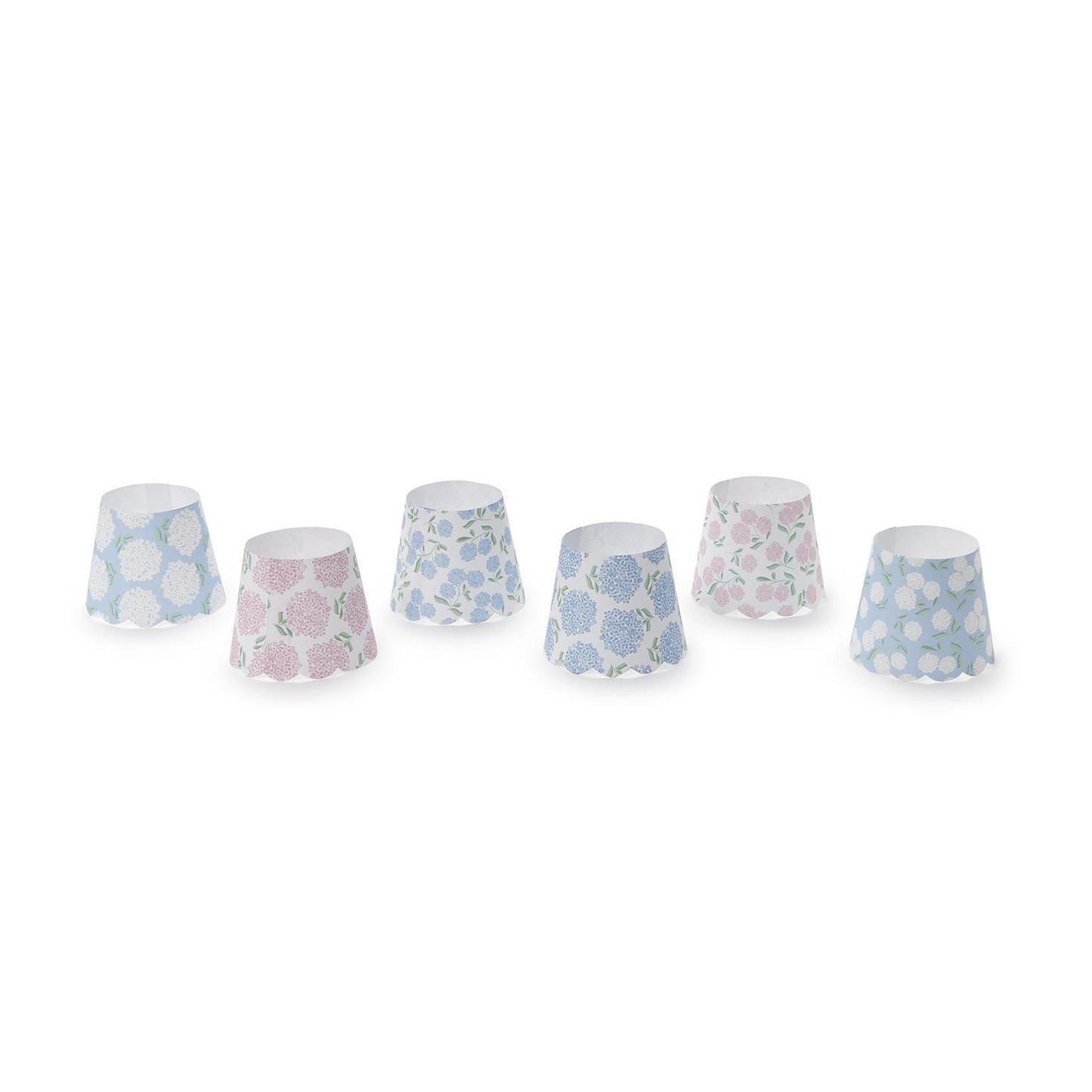 Hydrangea Decorative Paper Shade Covers (Set of 2) 6 Styles