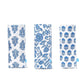 Looking Good Blue Block Print Standing Triangular Weighted Eyeglasses/Accessory Holder (3 Styles)