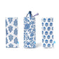 Looking Good Blue Block Print Standing Triangular Weighted Eyeglasses/Accessory Holder (3 Styles)