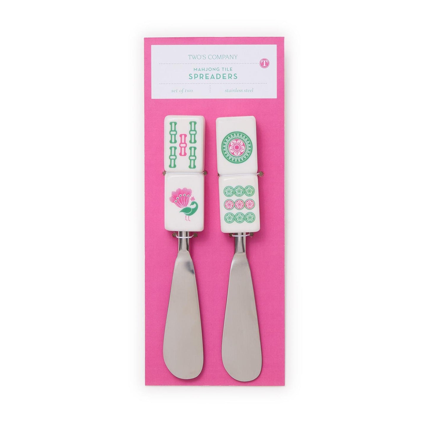 Set of 2 Mahjong Spreaders on Gift Card