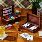 Turf Club Poker Set in Hand-Crafted Wood Box