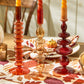 Glass Tapered Candleholders (3 Colors)