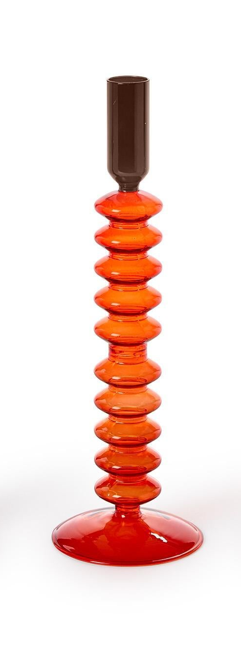 Glass Tapered Candleholders (3 Colors)