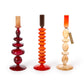 Glass Tapered Candleholders (3 Colors)