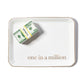 One in a Million Iconic Trinket/Desk Tray w/Saying in Gift Box