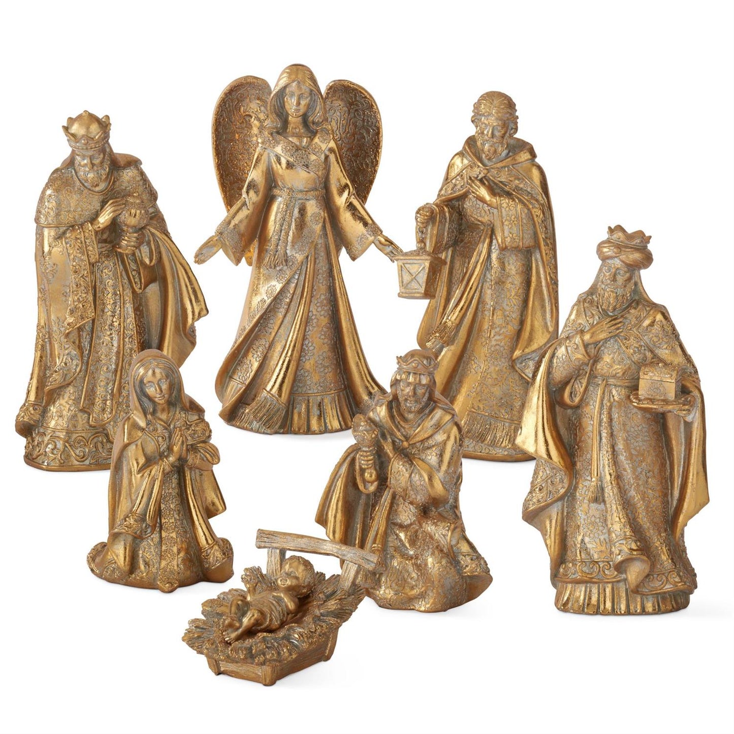 Gold Nativity (Set of 7)