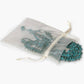 Organza Sheer Drawstring Bags: Hunter Green / 10 Pack / 4x6"